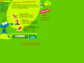 Screenshot of juniornet.com on 2001-06-05