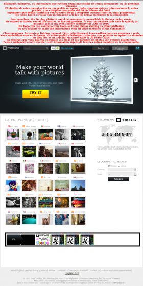 Fotolog – Share photos. Make friends. It's easy!