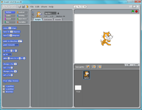 Scratch 1.4 running on Windows 7