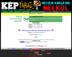 Keptarad.hu, a Hungarian image hosting site